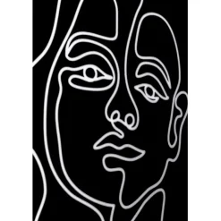 KARE Design Tableau encadré Faccia Arte Woman 60x80cm><noscript><img width=