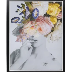 KARE Design Tableau encadré Flower Lady Pastel 117x154cm> Accessoires