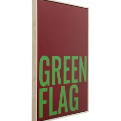 KARE Design Tableau encadré Green Flag 40x60cm><noscript><img width=