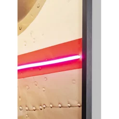 KARE Design Tableau encadré LED Jetset Lean Lady 120x80cm><noscript><img width=