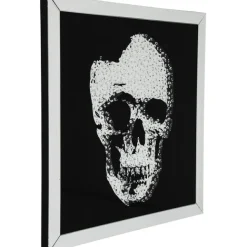 KARE Design Tableau encadré Mirror Skull 100x100cm><noscript><img width=