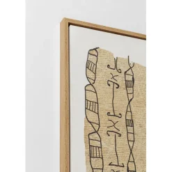 KARE Design Tableau encadré Native Spirals 50x150cm><noscript><img width=
