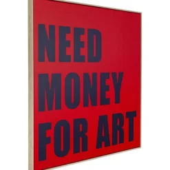 KARE Design Tableau encadré Need Money 80x80cm><noscript><img width=