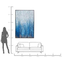 KARE Design Tableau encadré Rain Shower 120x180cm><noscript><img width=