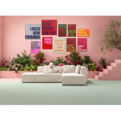 KARE Design Tableau encadré Red Flag 40x60cm> Accessoires