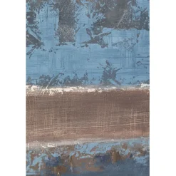 KARE Design Tableau encadré Silence bleu 120x120cm><noscript><img width=