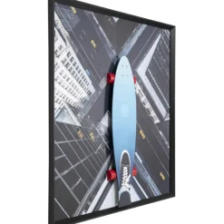 KARE Design Tableau encadré Skyline Skater 149x149cm> Accessoires