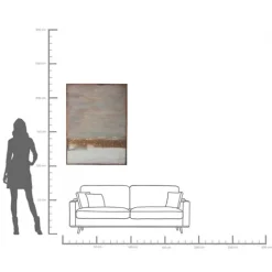 KARE Design Tableau sur toile Abstract Horizon 90x120cm><noscript><img width=