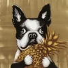 KARE Design Tableau sur toile Dog with Pineapple 80x80cm> Accessoires