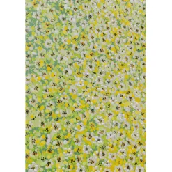 KARE Design Tableau sur toile Flower Boat vert jaune 80x100cm><noscript><img width=