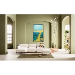 KARE Design Tableau sur toile Jardin bleu 125x215cm> Accessoires