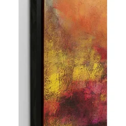 KARE Design Tableau sur toile Jardin rouge 125x215cm><noscript><img width=