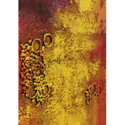 KARE Design Tableau sur toile Jardin rouge 125x215cm><noscript><img width=