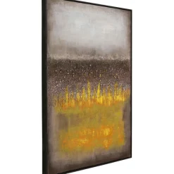 KARE Design Tableau sur toile Vista jaune 90x120cm><noscript><img width=