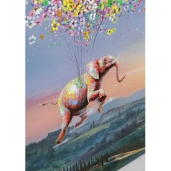 KARE Design Tableau sur toîle Flying Elephant At Night 120x160><noscript><img width=