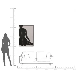 KARE Design Tableau sur toîle Nude Lady 70x110cm><noscript><img width=