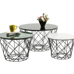 KARE Design Tables basses East Coast rond (jeu de 3)> Meubles