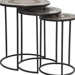 KARE Design Tables d appoint Marrakesh Ø48cm (3/Set)> Meubles