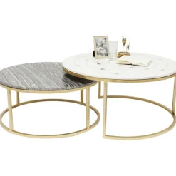 KARE Design Tables d appoint Mystic rond (jeu de 2)> Meubles