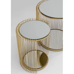 KARE Design Tables d appoint Wire Double laiton (2/Set)><noscript><img width=