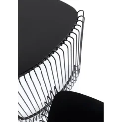 KARE Design Tables d appoint Wire Triangle noir (2/Set)><noscript><img width=