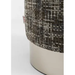 KARE Design Tabouret Berry High silver gris Ø39cm><noscript><img width=