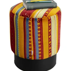KARE Design Tabouret Cherry Very British noir Ø36cm> Meubles