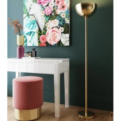 KARE Design Tabouret Cherry vieux rose laiton Ø35cm><noscript><img width=