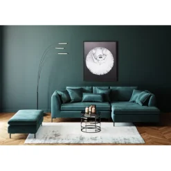 KARE Design Tabouret Gianni velours vert foncé> Meubles