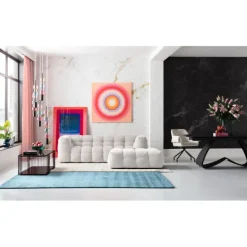 KARE Design Tabouret Salamanca crème 125x80cm> Meubles