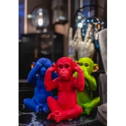 KARE Design Tirelire Monkey Kikazaru rouge> Accessoires