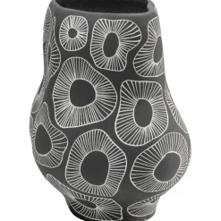 KARE Design Vase Anemone gris 33cm> Accessoires