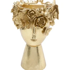 KARE Design Vase décoratif Flowercrown doré 20cm><noscript><img width=