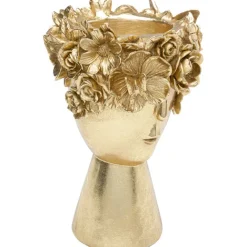KARE Design Vase décoratif Flowercrown doré 20cm><noscript><img width=