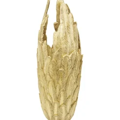 KARE Design Vase Feathers doré 91> Accessoires