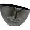 KARE Design Vase Half Face anthracite 31cm> Accessoires