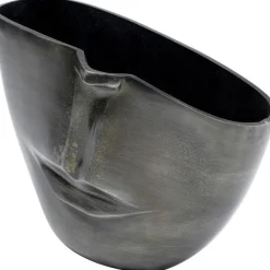 KARE Design Vase Half Face anthracite 31cm><noscript><img width=