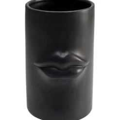 KARE Design Vase Labbra noir 22cm> Accessoires