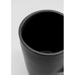 KARE Design Vase Labbra noir 22cm><noscript><img width=