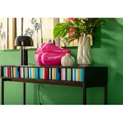 KARE Design Vase Lips fuchsia 28cm><noscript><img width=