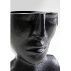 KARE Design Vase Rostro noir 17cm><noscript><img width=