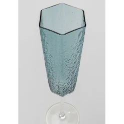 KARE Design Verre à champagne Cascata bleu> Accessoires