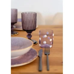 KARE Design Verre à vin Fogli violet> Accessoires