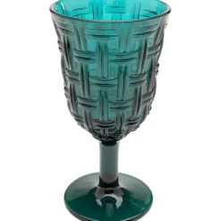 KARE Design Verre à vin Tissue pétrole 17cm> Accessoires